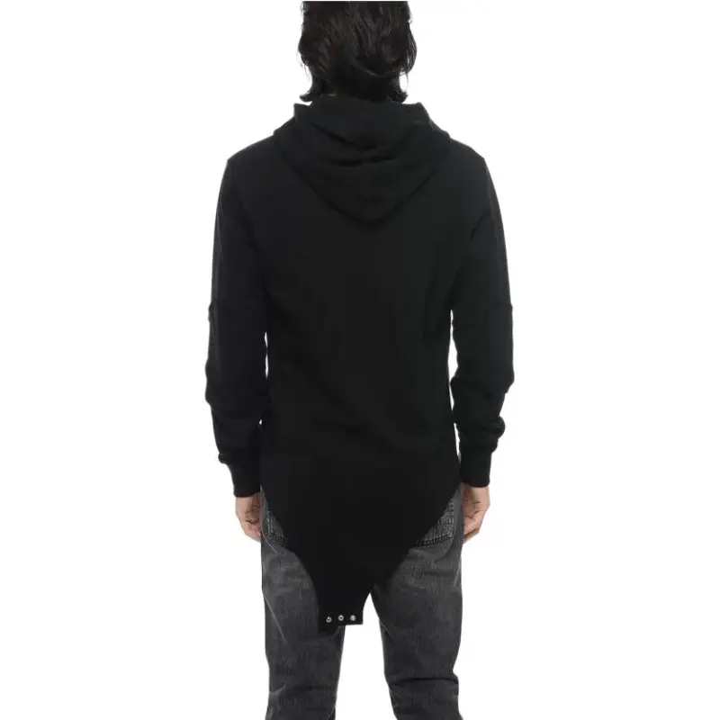 RICK OWENS X Champion Logo Embroidered Drawstring Hooded Bodysuit-3