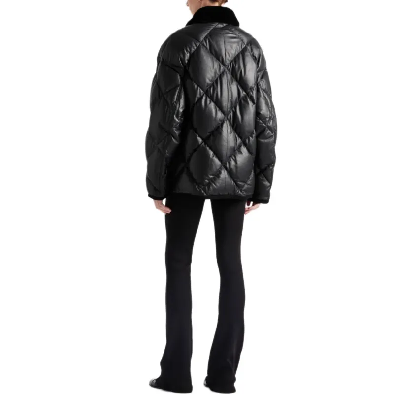 PRADA Quilted Leather Jacket-2