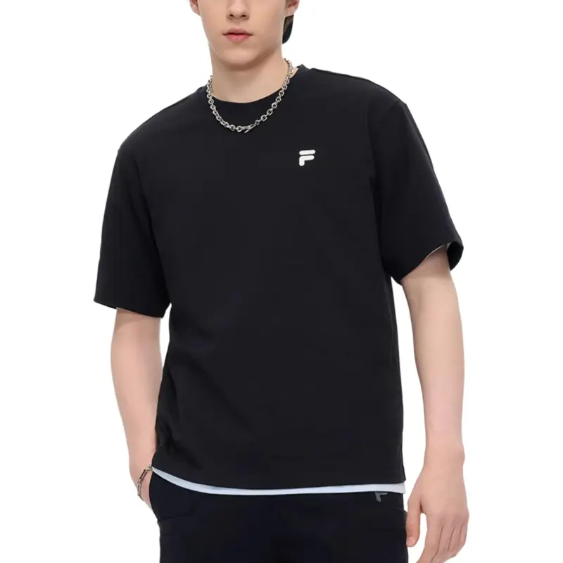 FILA FUSION T Shirt Unisex Jet Black-2