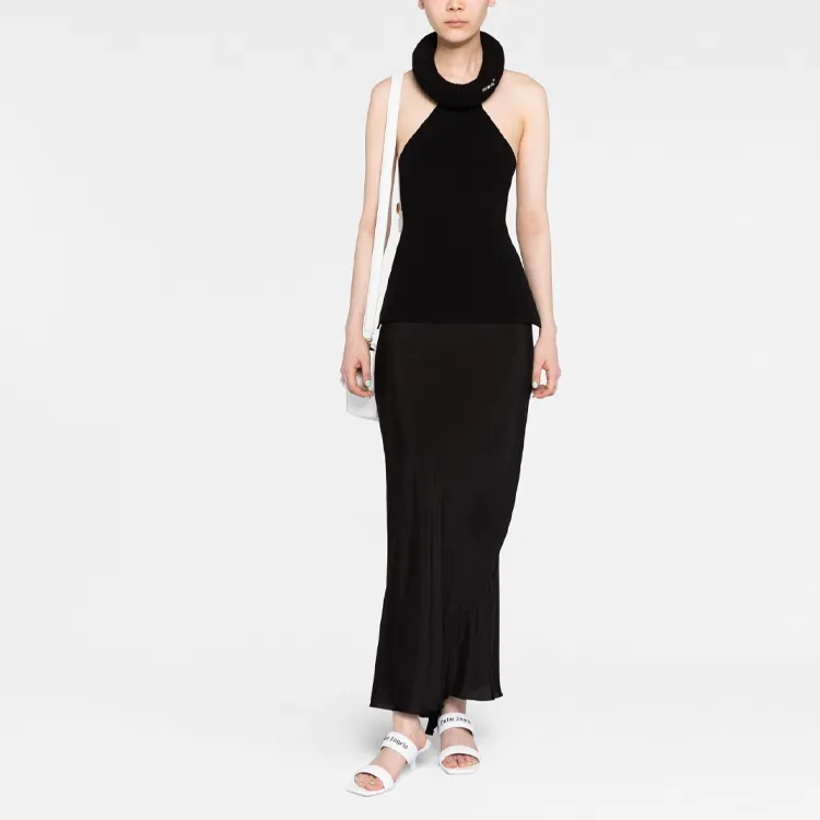 OFF WHITE Tubular Open Back Halterneck Top-1