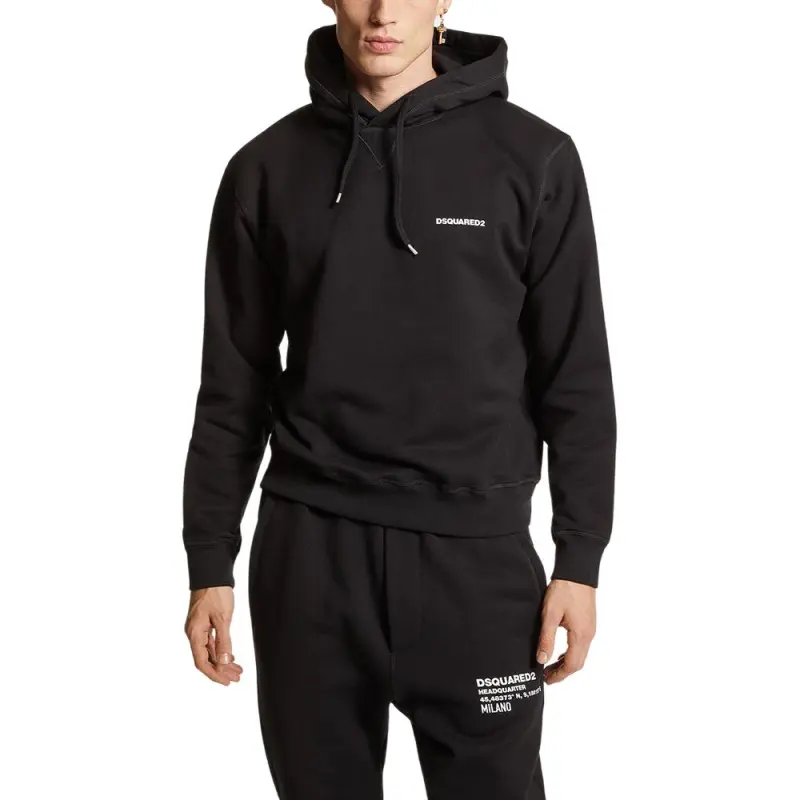 DSQUARED 2 Ceresio Map Cool Fit Hoodie-3
