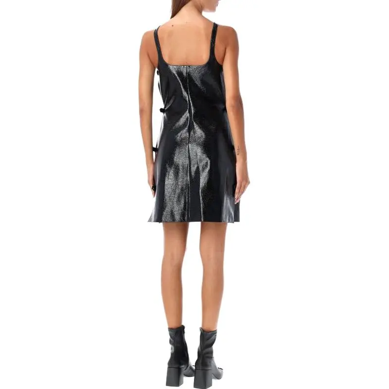COURREGES Buckle Detailed Sleeveless Dress-1