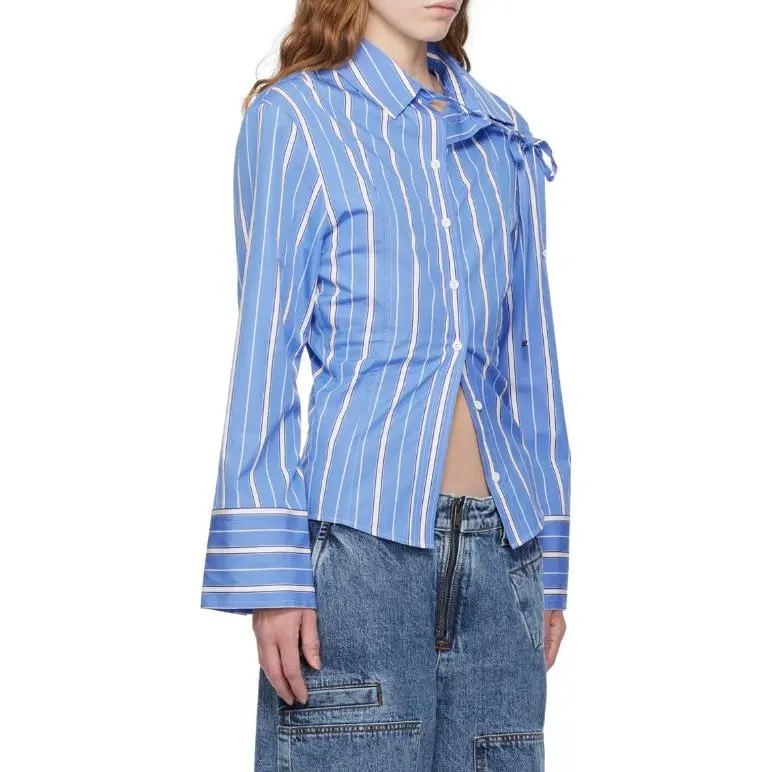 Jacquemus La Chemise Ruban 'Blue Stripe'-3