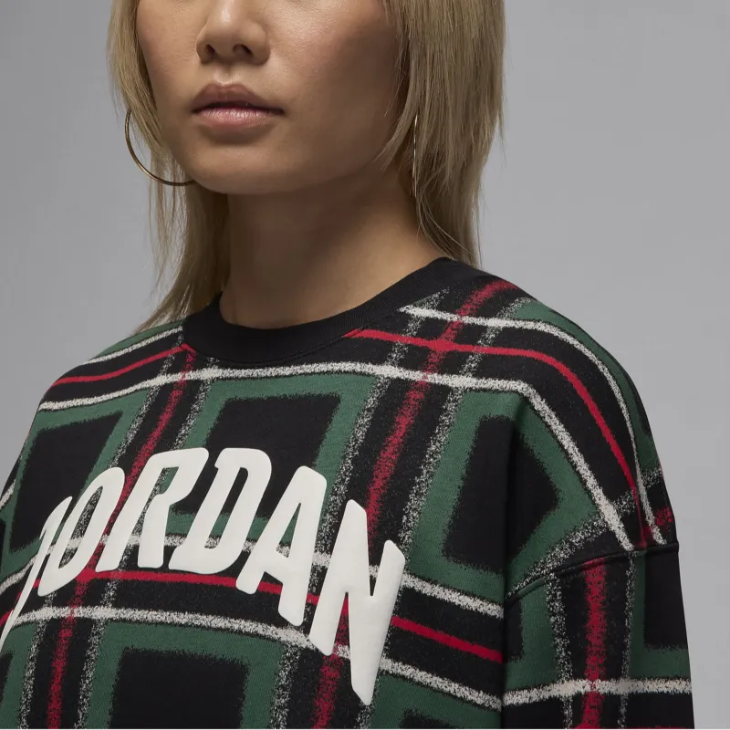 JORDAN Brooklyn Fleece Women's Graphic Crew Neck Sweatshirt-3