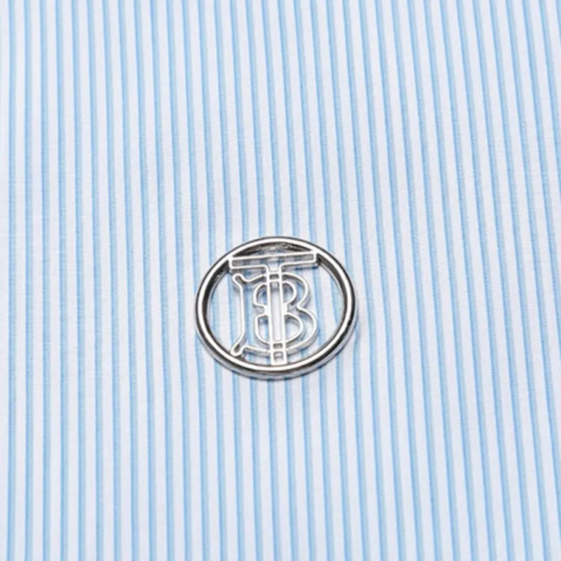 Burberry Shirt Men's Light Blue-4