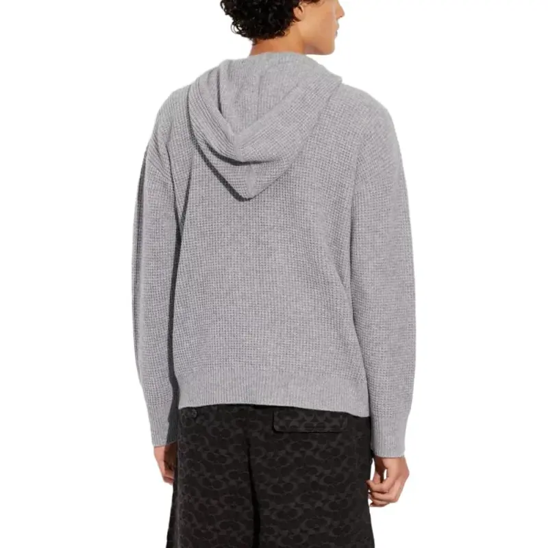 COACH Cashmere Sweaters Men Gray-2