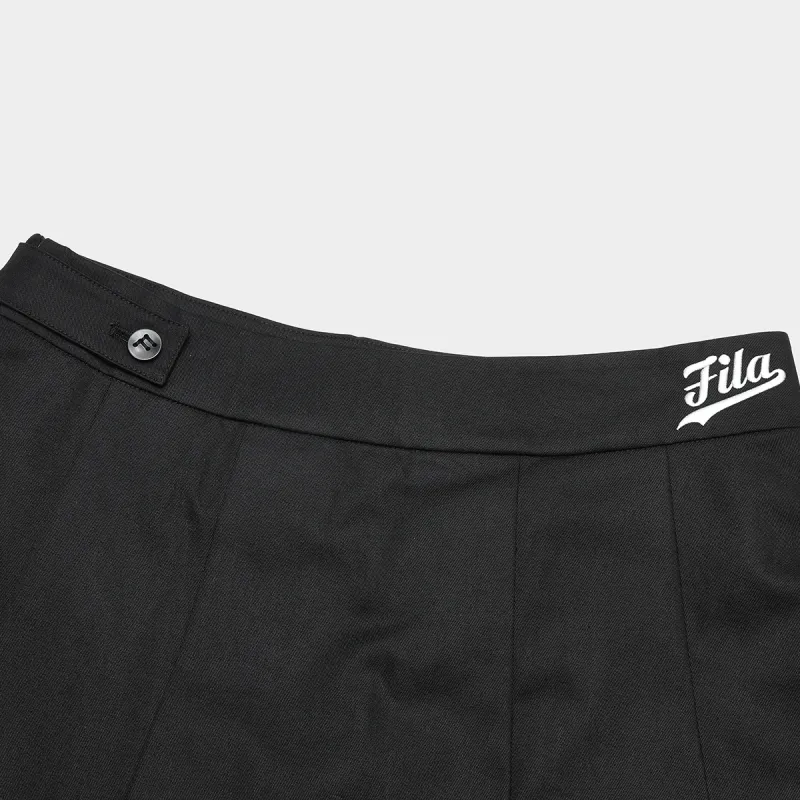 FILA FUSION Casual Short Skirts Women's Jet Black-2