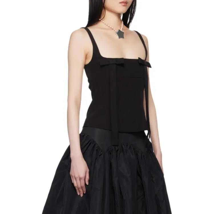 Sandy Liang Tank Tops Women's Black-2