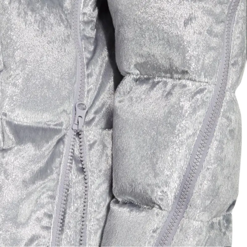 Adidas Originals Clover Series Down Jacket Women's Silver-3