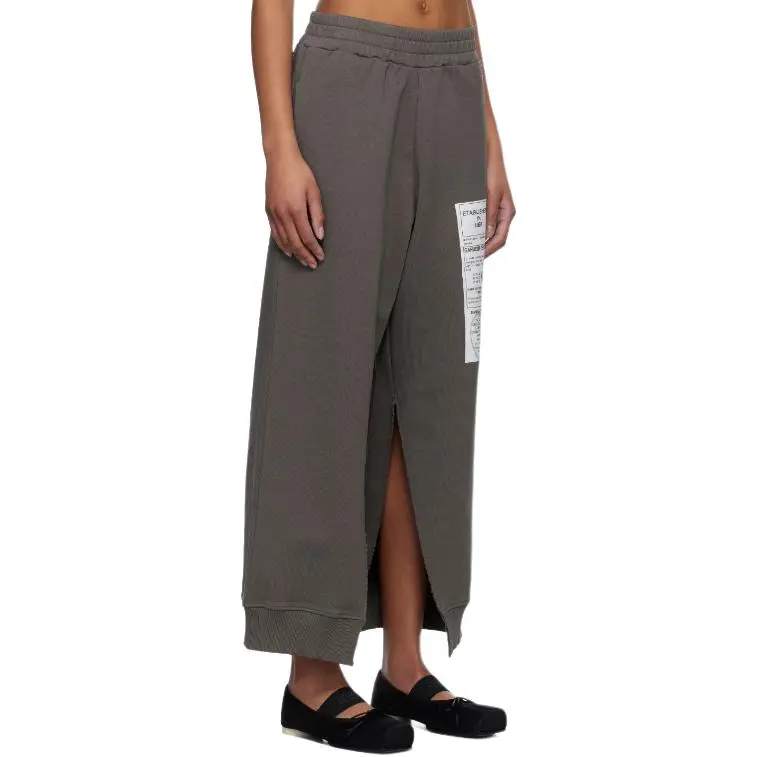 MM6 Maison Margiela Casual Pants Women's Gray-2