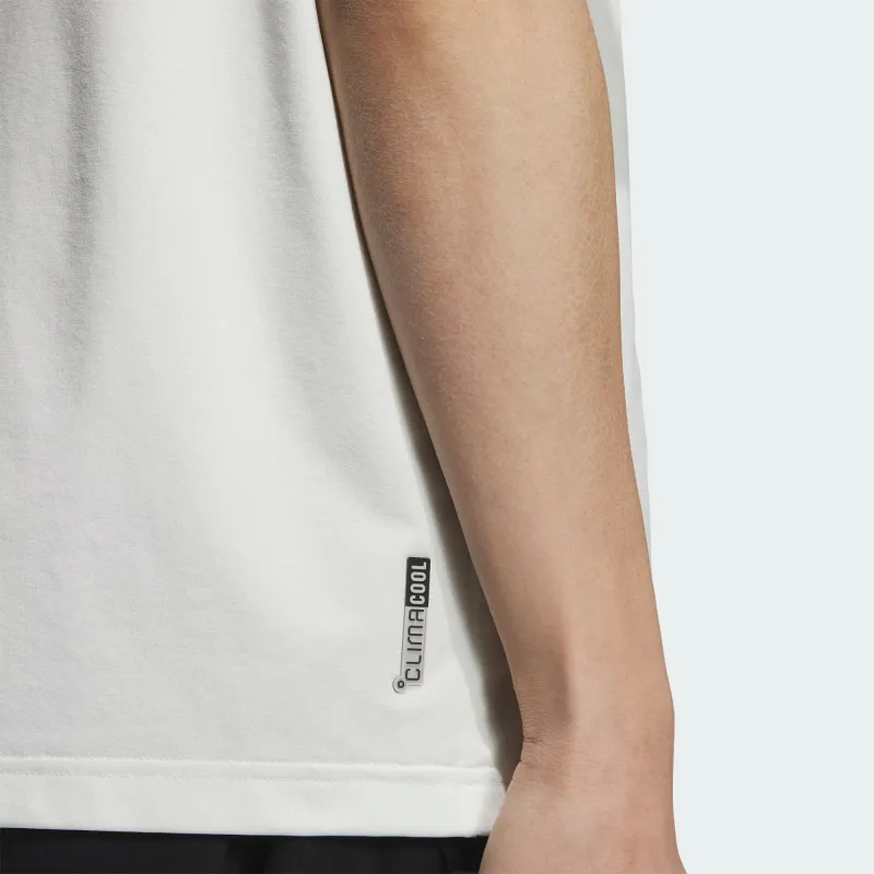 Adidas Climacool SHORT SLEEVE T SHIRT T Shirt Men's Jade White-3