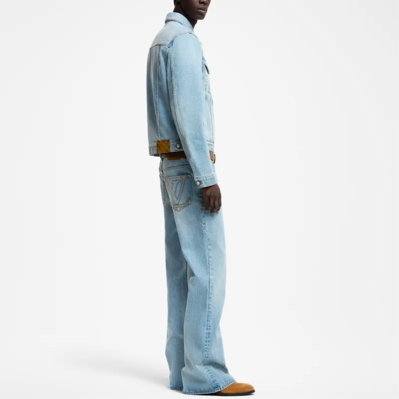 LOUIS VUITTON Denim Trucker Jacket-3