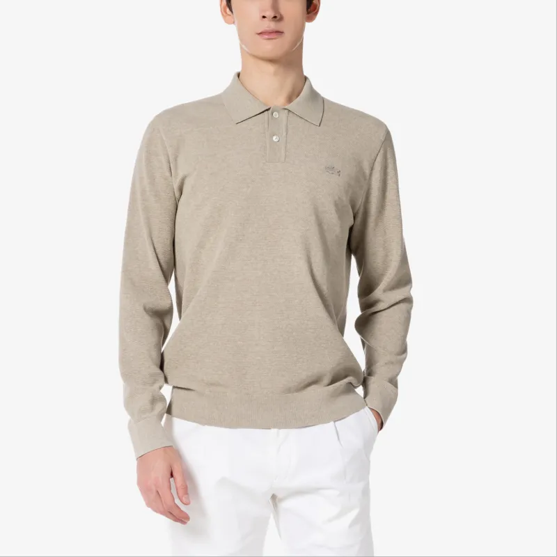 LACOSTE Polo Shirts Men Khaki-2