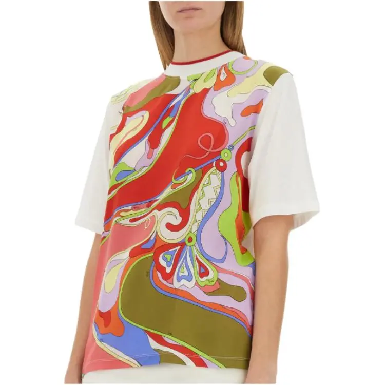EMILIO PUCCI Orchidee print T shirt-2
