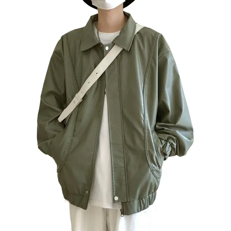 FOR FEAR THAT Leather Jacket Unisex-5