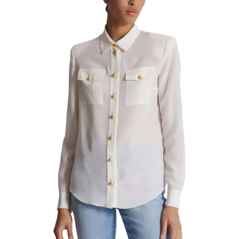 BALMAIN Shirts Women's White-2