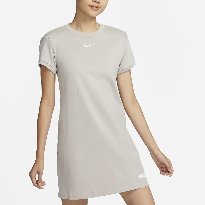 Nike Short Sleeved Dresses Women's University Gray/White-3