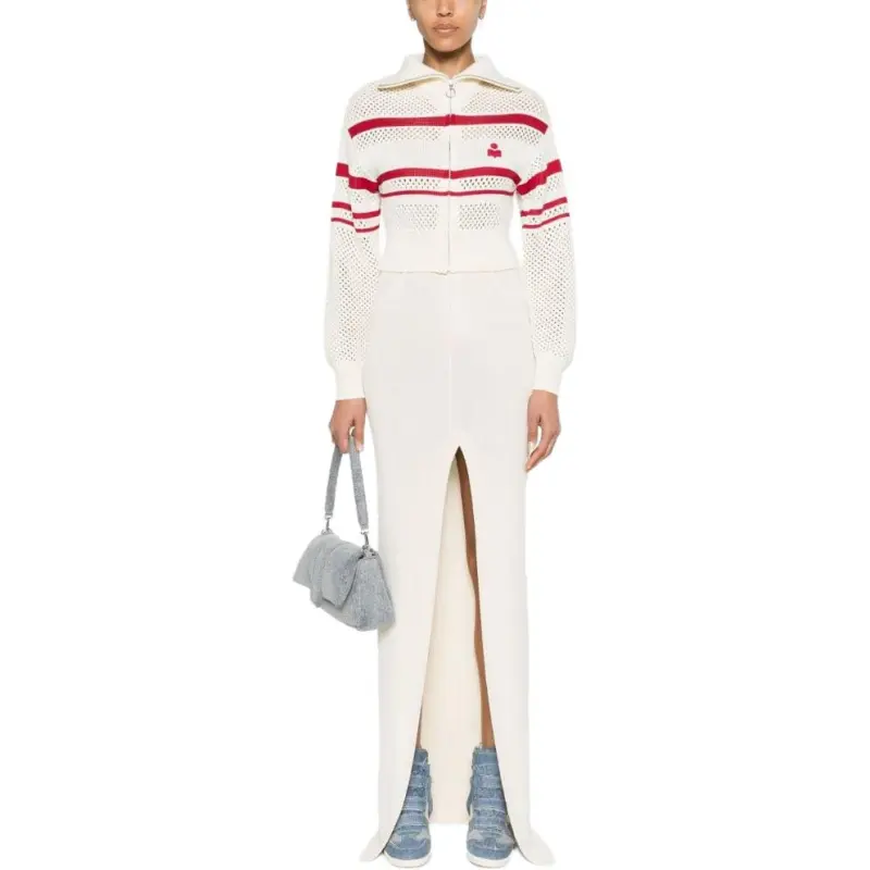 ISABEL MARANT ETOILE Alec Open-knit Cardigan-1