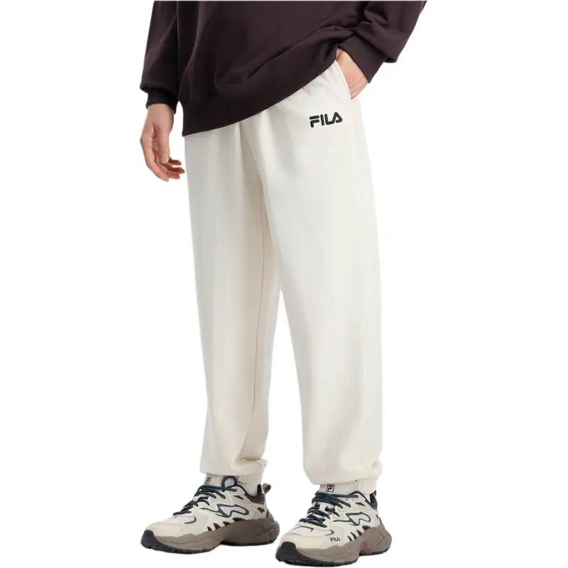 FILA Casual Sportswear Men Wall Mud Gray+Steam White-2