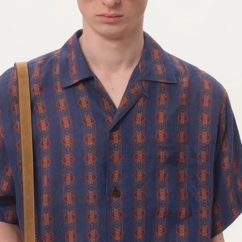 Valentino All-Over Patterned Button-Up Shirt-7