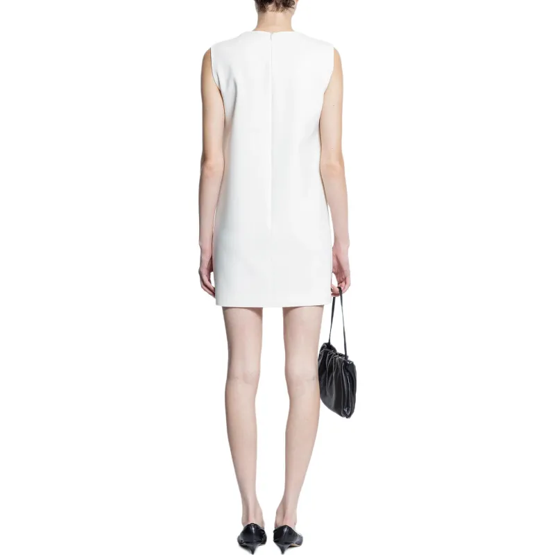 MaxMara Sleeveless Dress Women's White-2