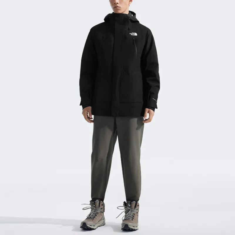 THE NORTH FACE Stormpeak Hiking Waterproof And Breathable Warm Windbreaker Jacket Men's Black-4