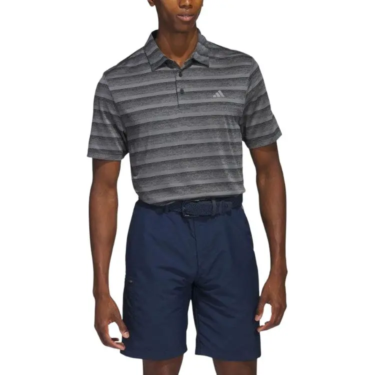 Adidas Polo Shirts Men Black Gray Color-1