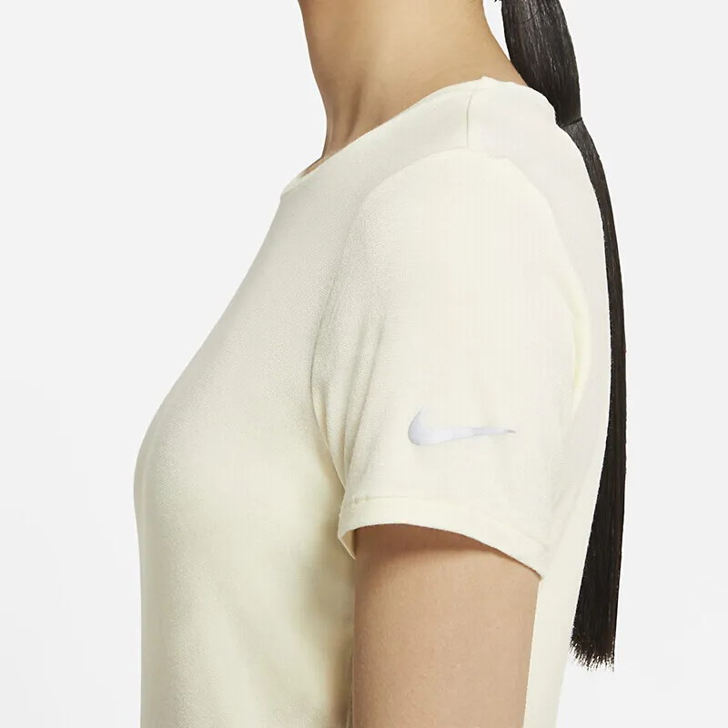 Nike T Shirts Women's Yellow-4