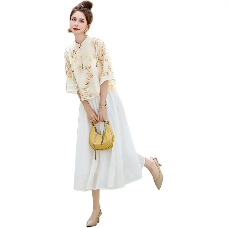 Fele.d Two Piece Skirt Sets Women's-3
