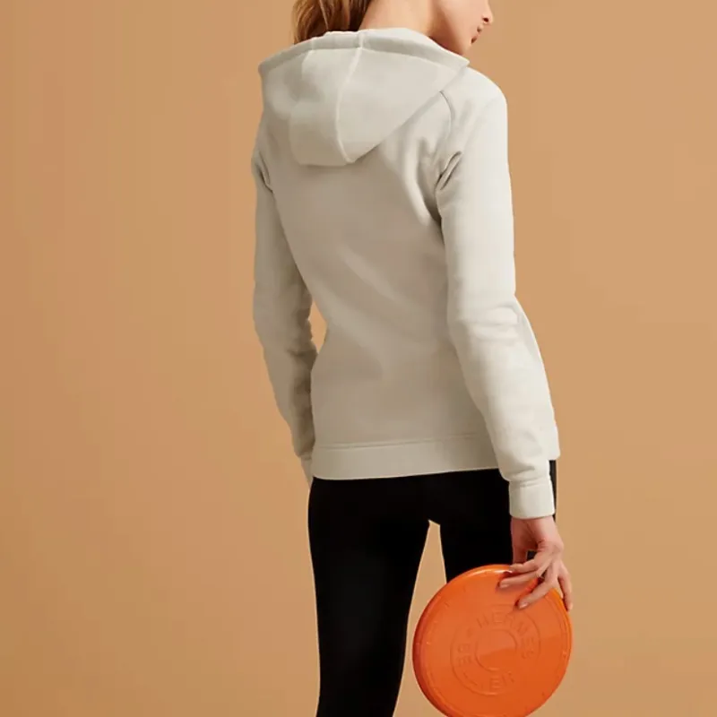 HERMES 2010s Half Zip up Hoodie-4