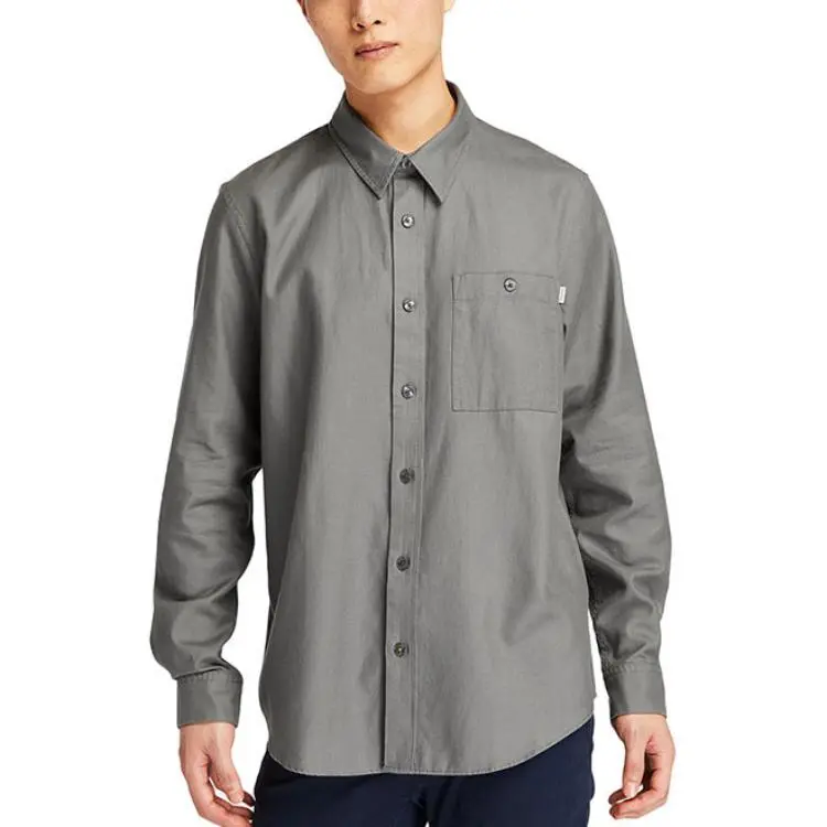 Timberland Shirts Men Gray-2