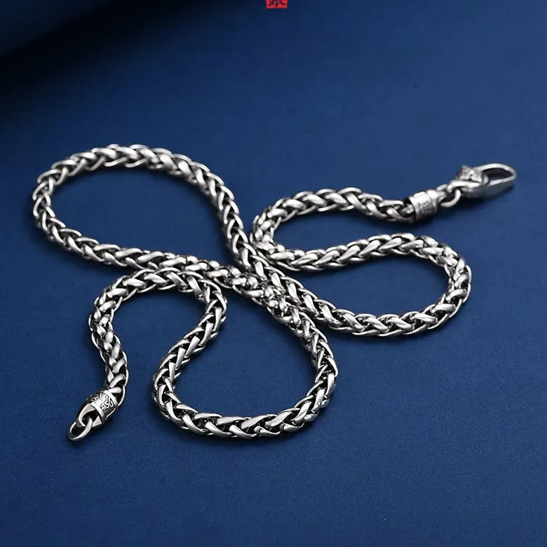LINKY Laboratory S925 Silver Necklaces Unisex-3