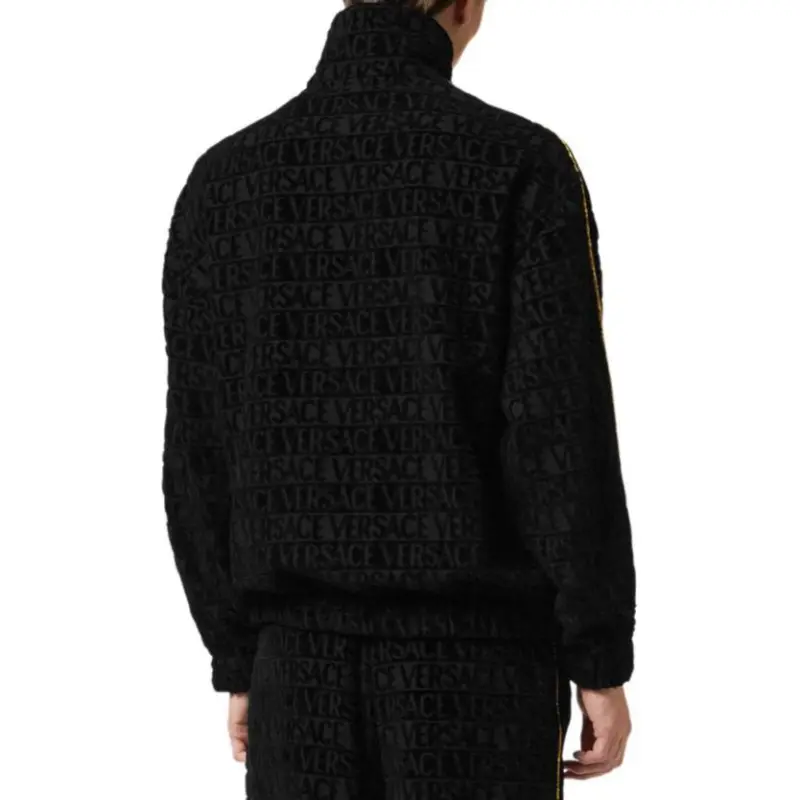 VERSACE Long Sleeved Zip Up Sweatshirt-4