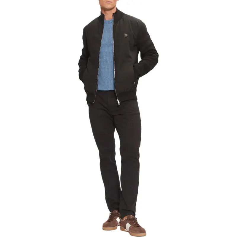 HUGO BOSS Logo patch Bomber Jacket-3