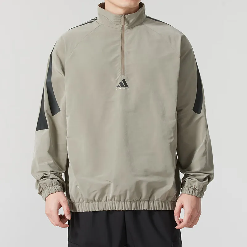 Adidas Free Shipping With AdiClub Adidas Basketball Woven Half Zip Sweater Gender Neutral-1