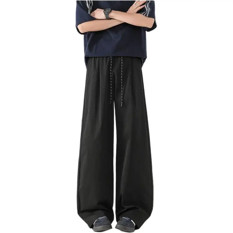 BEAR UNION Casual Pants Unisex Black-3