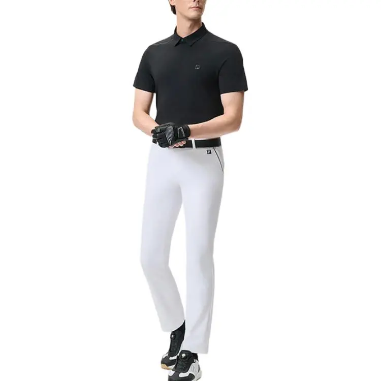 FILA Golf Collection Athletics SS25 Polo Shirt Men's Black-3