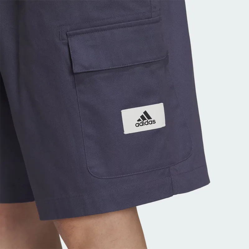 Adidas Casual Shorts Men Dark Navy Blue-4