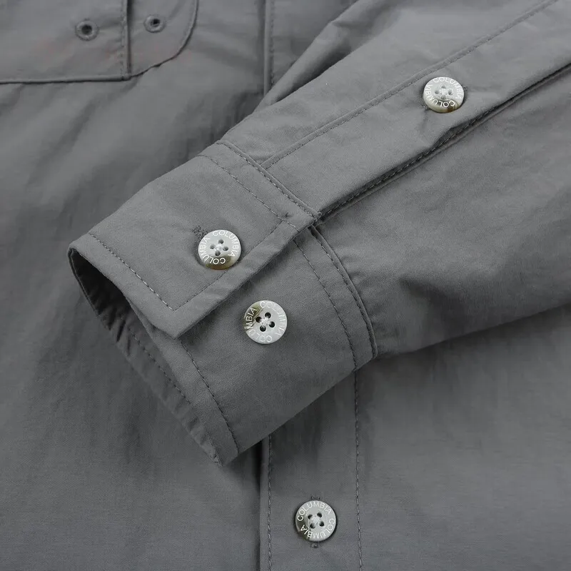 Columbia PFG Shirts Unisex Gray-3