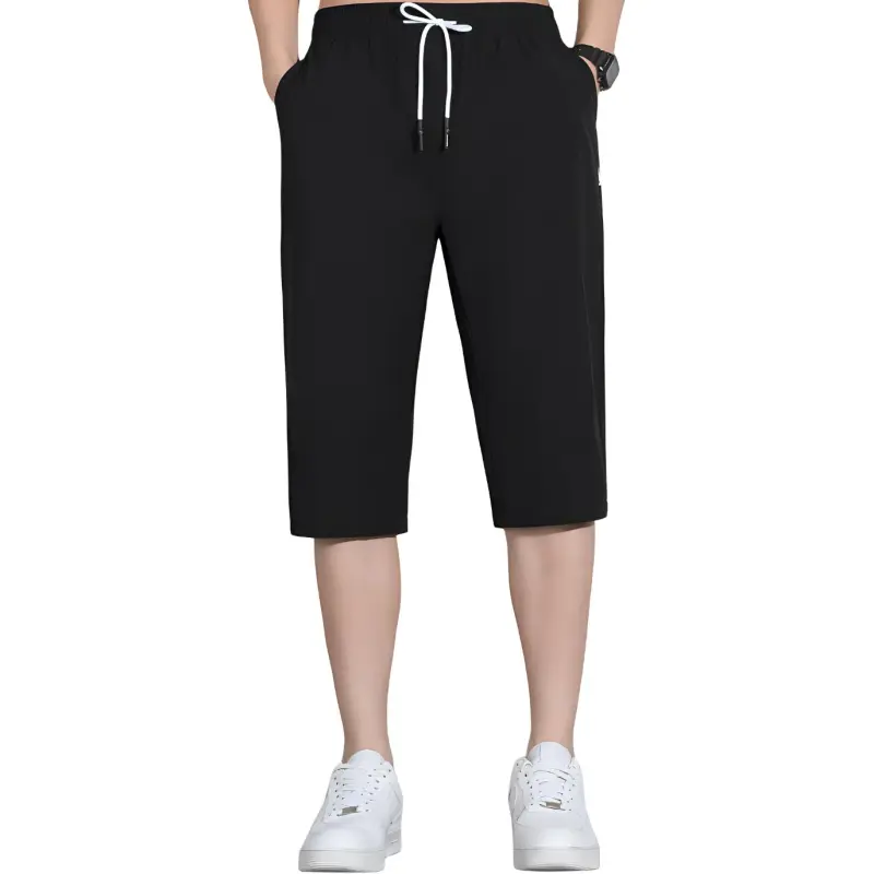 BIG TIME REGAL Casual Shorts Unisex Black-3