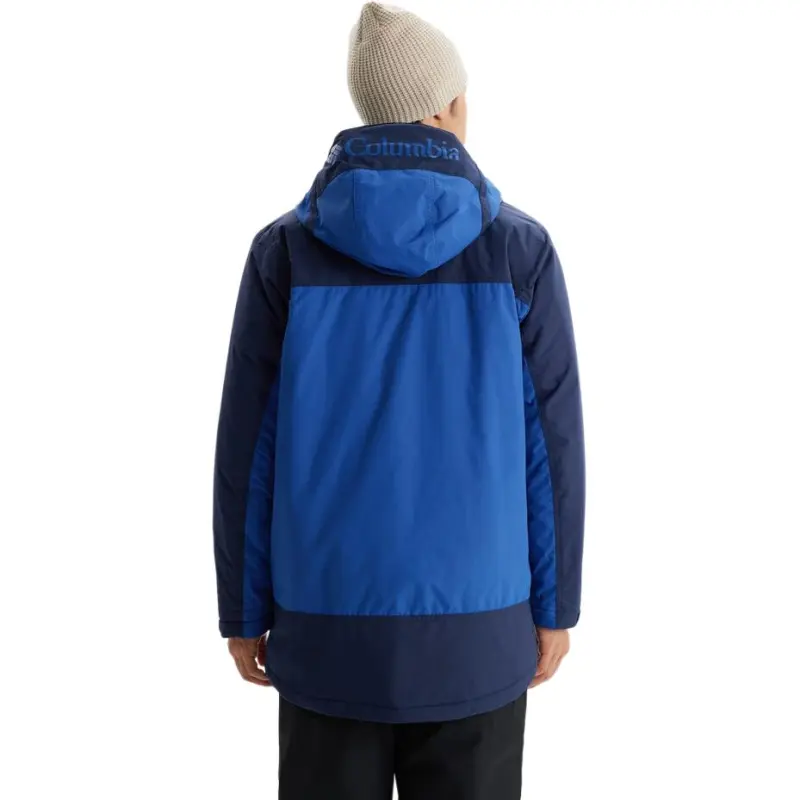 Columbia Omni Heat Skiing And Paragliding Waterproof And Warm Windbreaker Jacket Men's Blue-2