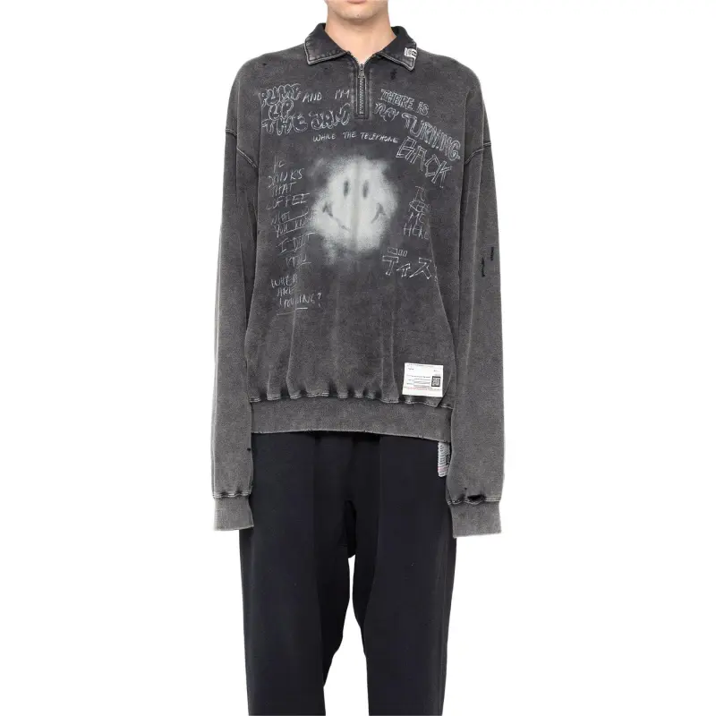 Maison Mihara Yasuhiro SS24 Sweatshirt Men's Black-2