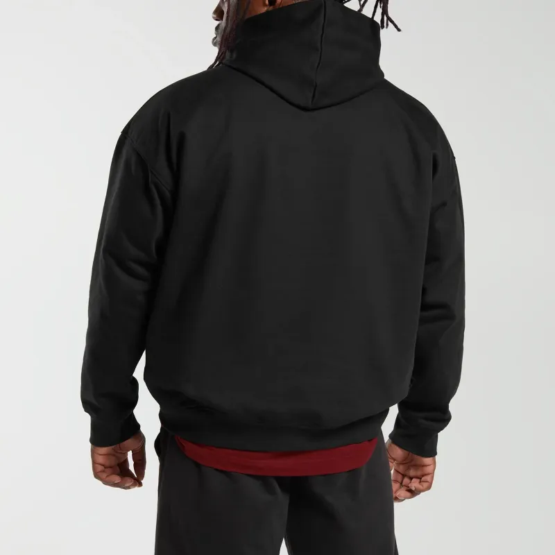 GYMSHARK Pump Cover Sweatshirt Men's Black-3