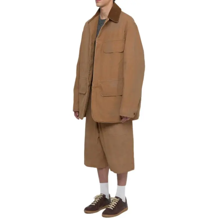 Maison Margiela Jackets Coats Men's Ochre Brown-2