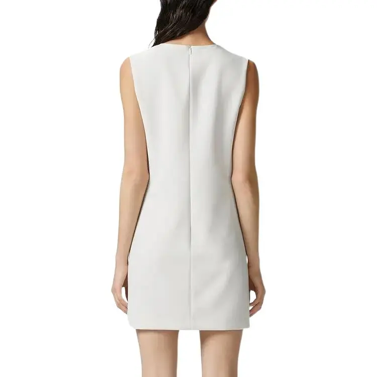 PINKO Front Flaps Sleeveless Short Dress-4