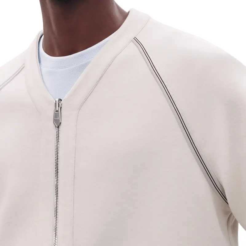 HERMES Jackets Coats Men's Mist White-2