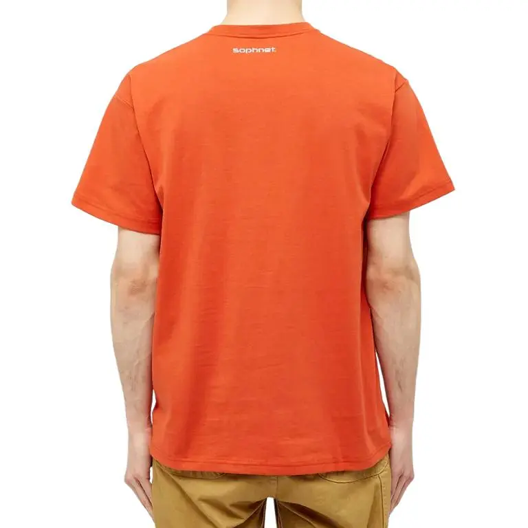 Sophnet. X Carhartt WIP T Shirts Unisex Orange-5