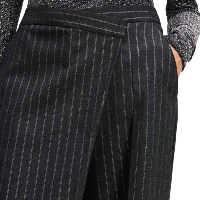 KARL LAGERFELD / Karl Lagerfeld Jeans Pinstriped Tapered Trousers-5