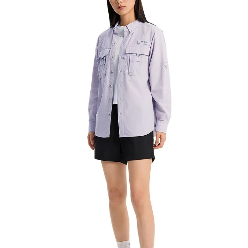 Columbia Fishing Collection Bahama Shirt Unisex Light Purple-2