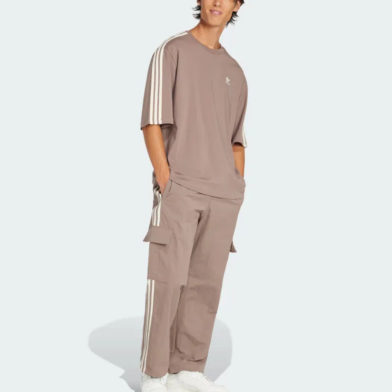 Adidas Originals ADICOLOR OVERSIZED T Shirt Men's Trace Brown-3
